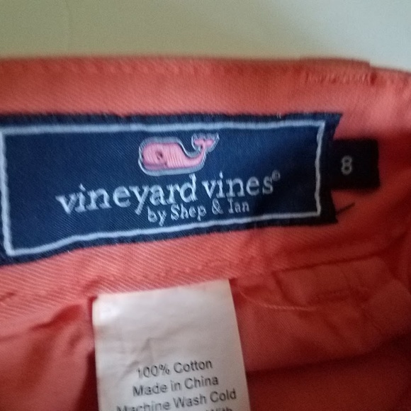 Vineyard Vines Boys Breaker Pants -EUC - Jetty Red - Picture 4 of 6